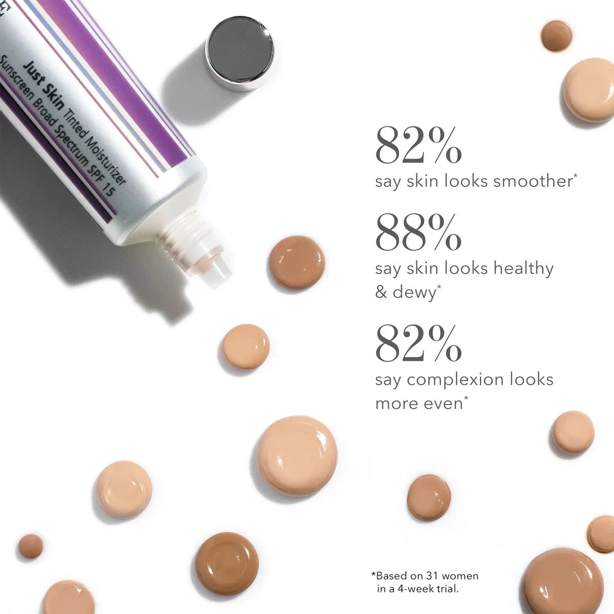 Chantecaille Just Skin Tinted Moisturizer Sunscreen Broad Spectrum SPF15 50g