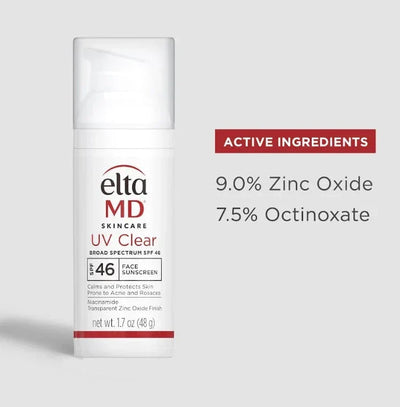 EltaMD UV Clear Untinted SPF 46 Broad-Spectrum 3-Pack